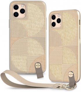 Чохол Moshi for Apple iPhone 11 Pro Max - Altra Slim Case with Wrist Strap Sahara Beige (99MO117305)