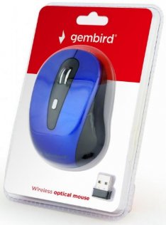Мишка, Gembird MUSW-6B-01-B Wireless, Blue