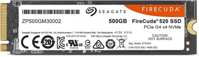 Твердотільний накопичувач Seagate FireCuda 520 2280 PCIe 4.0 x4 500GB ZP500GM3A002