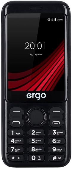 Мобільний телефон ERGO F285 Wide Black