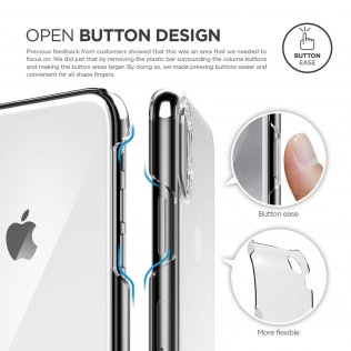 Чохол Elago for Apple iPhone X - Slim Fit 2 Case Transparent (ES8SM2-CC)