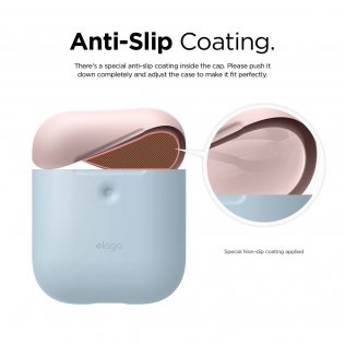 Чохол Elago for Airpods - A2 Duo Pastel Blue/Pink/White with Wireless Charging (EAP2DO-PBL-PKWH)