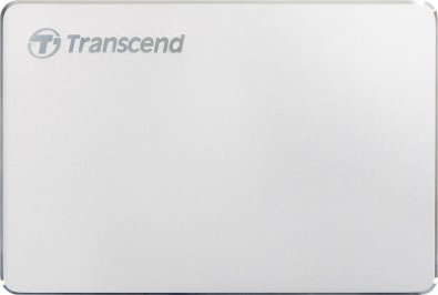 Зовнішній жорсткий диск Transcend StoreJet 25C3S 2TB Silver (TS2TSJ25C3S)
