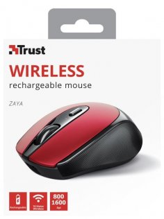  Миша Trust Zaya Wireless Red (24019_TRUST)