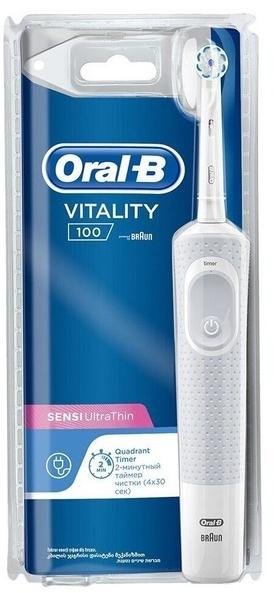 Електрична зубна щітка Braun Oral-B Vitality Pro Sensi Ultrathin White (740946)
