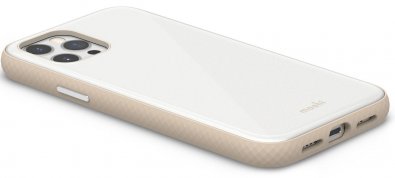 Чохол Moshi for Apple iPhone 12 / 12 Pro - iGlaze Slim Hardshell Case Pearl White (99MO113107)
