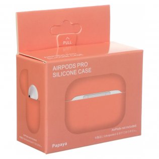 Чохол for Airpods Pro - Silicone Case Papaya	