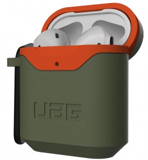 Чохол UAG for Airpods - Standard Issue Hard 001 Olive/Orange (10242F117297)   