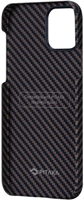  Чохол Pitaka for iPhone 12 Pro - MagEZ Case Twill Black/Rose Gold (KI1206P)