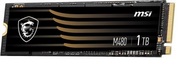 Твердотільний накопичувач MSI Spatium M480 2280 PCIe 4.0 x4 NVMe 1TB (S78-440L490-P83)