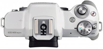 Цифрова фотокамера Canon EOS M50 Mk2 kit 15-45mm IS STM White (4729C028)