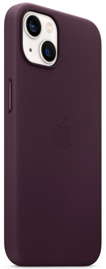 Чохол Apple for iPhone 13 - Leather Case with MagSafe Dark Cherry (MM143)