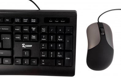 Комплект клавіатура+миша Cobra SK-101 USB Black