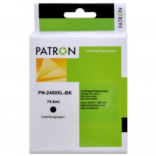 Сумісний картридж PATRON for Canon PGI-2400BK XL Black (CI-CAN-PGI2400XLB-PN)