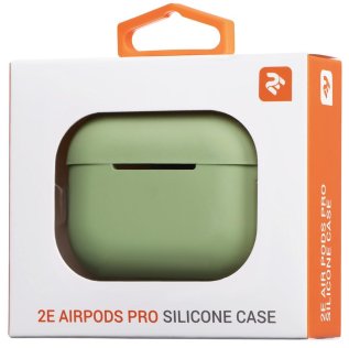 Чохол 2E for Apple Airpods Pro - Pure Color Silicone 2.5mm Light Green (2E-PODSPR-IBPCS-2.5-LGR)