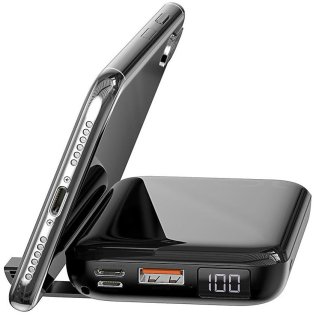 Батарея універсальна Baseus Mini S Bracket Wireless Charger 10000mAh 18W (PPXFF10W-01)