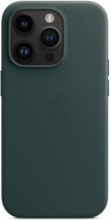 Чохол Apple for iPhone 14 Pro - Leather Case with MagSafe Forest Green (MPPH3)