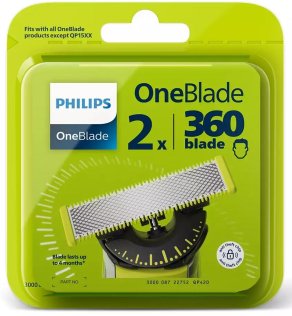 Зміннне лезо Philips OneBlade QP420/50 (2 штуки)