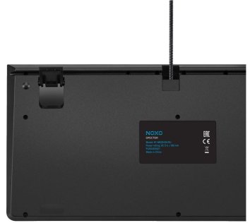 Клавіатура NOXO Specter Mechanical Blue Switches EN/RU Black (4770070882108)