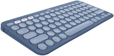 Клавіатура Logitech K380 for Mac Multi-Device US/UKR Blueberry (920-011180)