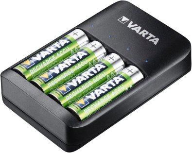 Зарядний пристрій Varta Value USB Quattro Charger with 4xAA 2100mAh (57652101451)