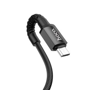 Кабель Hoco X71 AM / Micro USB 1m Black