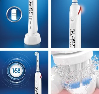 Електрична зубна щітка Braun Junior Star Wars D501.513.2 Sensi Ultrathin