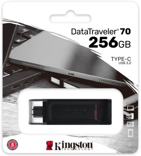 Флешка Type-C Kingston DataTraveler 70 256GB (DT70/256GB)