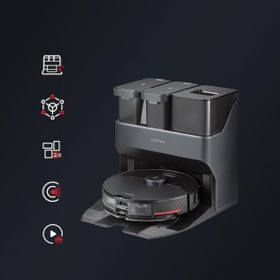 Робот-пилосос Roborock Vacuum Cleaner S7 MaxV Ultra Black (S7 Max V Ultra)