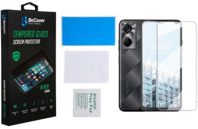 Захисне скло BeCover for Tecno Pop 6 Pro BE8 - Crystal Clear Glass (708555)