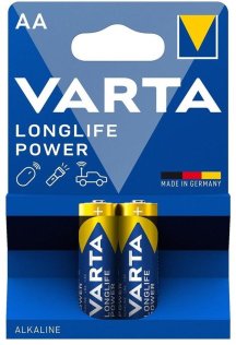 Батарейка Varta LONGLIFE Power AA ALKALINE BLI/2 (04906121412)