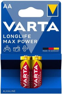 Батарейка Varta LONGLIFE MAX POWER T AA ALKALINE BLI/2 (04706101412)