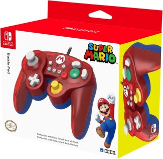 Геймпад Hori Battle Pad Mario Nintendo Switch Red (NSW-107U)