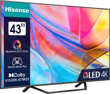 Телевізор QLED Hisense 43A7KQ (Smart TV, Wi-Fi, 3840x2160)