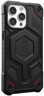 Чохол UAG for Apple iPhone 15 Pro Max - Monarch Pro Kevlar with Magsafe Kevlar Black (114222113940)