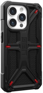 Чохол UAG for Apple iPhone 15 Pro - Monarch Kevlar Kevlar Black (114278113940)