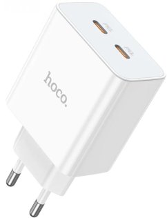 Зарядний пристрій Hoco C108A Leader 35W White (6931474784438)