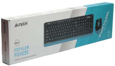 Комплект клавіатура+миша A4tech FG1035 Navy Blue
