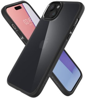 Чохол Spigen for Apple iPhone 15 Plus - Ultra Hybrid Matte Frost Black (ACS06656)