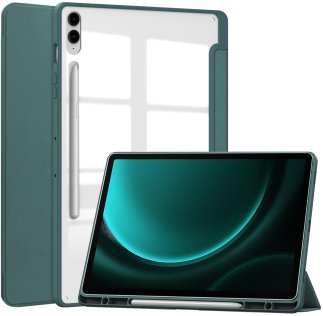 Чохол для планшета BeCover for Samsung Tab S9 Plus/S9 FE Plus - Soft Edge Dark Green (710406)