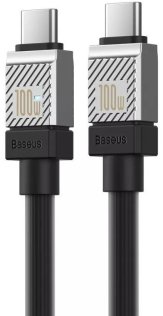Кабель Baseus CoolPlay Series 100W Type-C/Type-C 1m Black (CAKW000201)