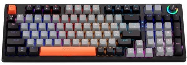 Клавіатура Xtrike Me GK-987 ENG/UKR USB Grey/Black (GK-987GBRUA)
