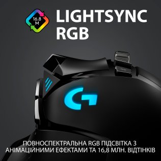 Миша Logitech G502 Lightspeed Wireless Black (910-005567)