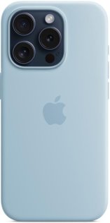 Чохол Apple for iPhone 15 Pro - Silicone Case with MagSafe Light Blue (MWNM3)