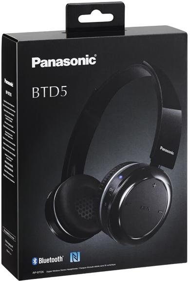 Навушники Panasonic RP-BTD5E-K Bluetooth чорні