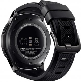 Смарт годинник Samsung SM-R760 Gear S3 Frontier Dark Grey (SM-R760NDAASEK)