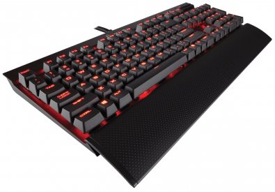 Клавіатура, Corsair Gaming K70 Rapidfire, Cherry MX, механіка, USB Чорна ( Gaming )
