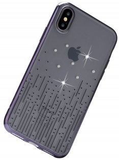 Чохол Devia for iPhone X - Crystal Meteor soft case Black