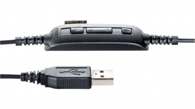 Гарнітура накладна Jabra UC VOICE 550 MS Mono USB Чорна