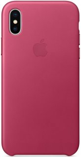iPhone X - Leather Case Pink Fuchsia